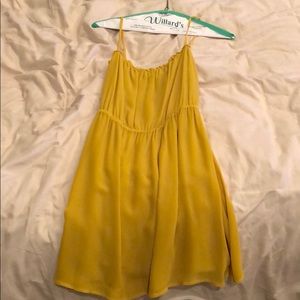 Reformation mustard dress